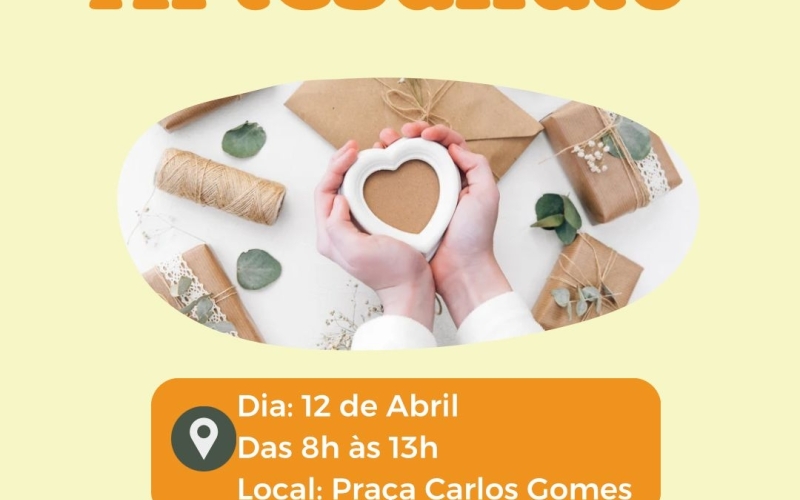 Convite para a 1ª Feira do Artesanato