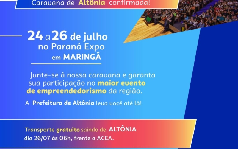 Caravana para a Feira do Empreendedor em Maringá 