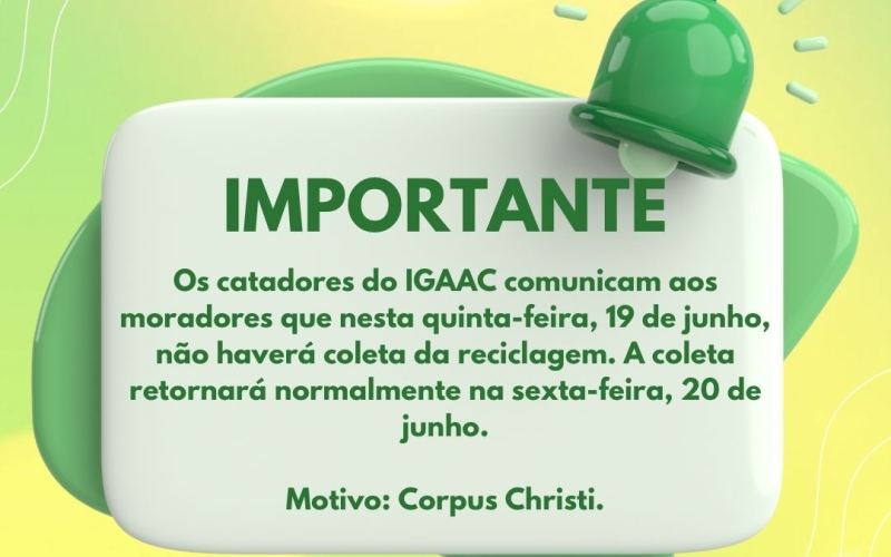 COMUNICADO IMPORTANTE