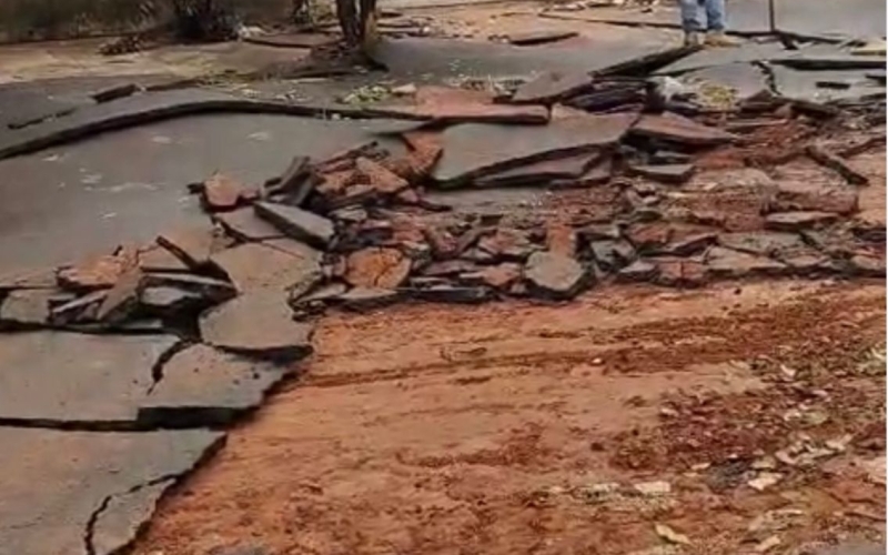 Altônia enfrenta danos após forte chuva e inicia força-tarefa para recuperação
