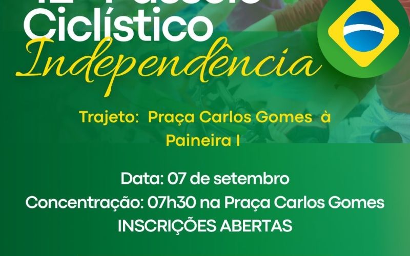 Inscrições abertas para o 42º Passeio Ciclístico  